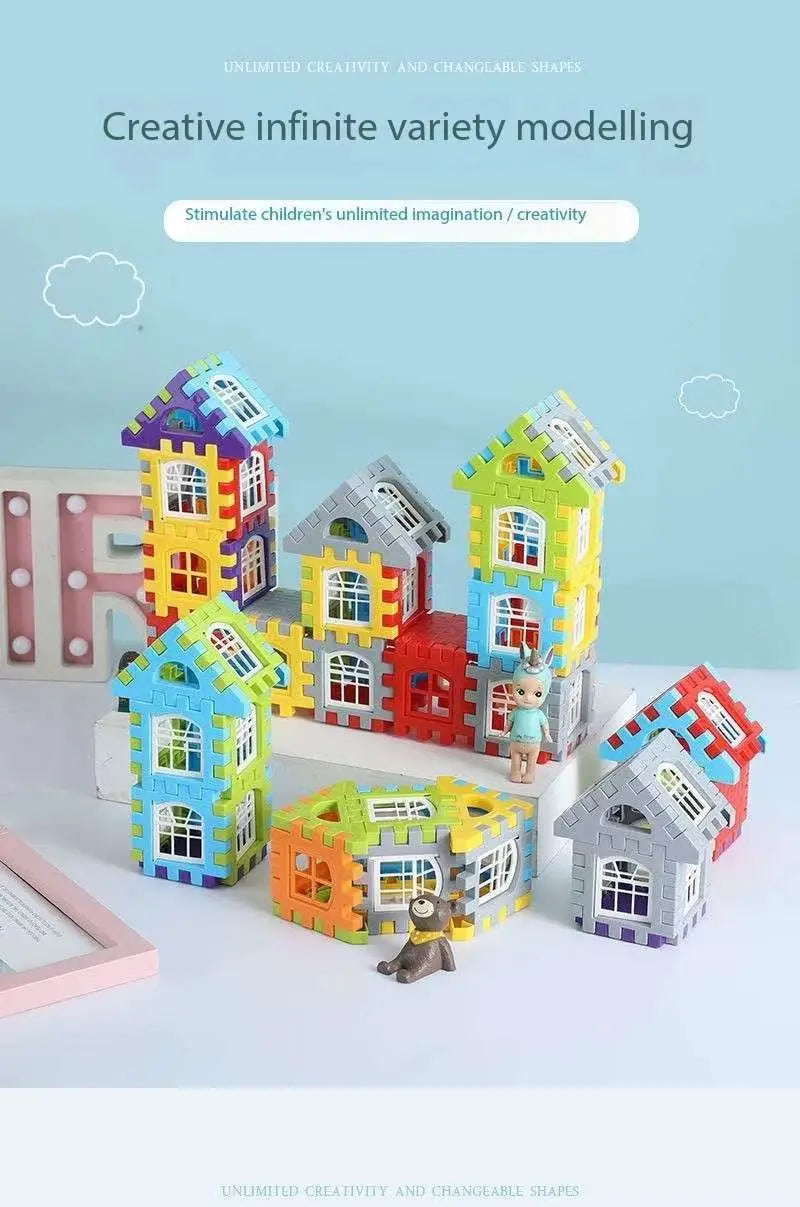 Children3D Puzzle Game Cube Block Toys Design Build Own Building Blocks Children's Educational Toys Parent-Child InteractionGift