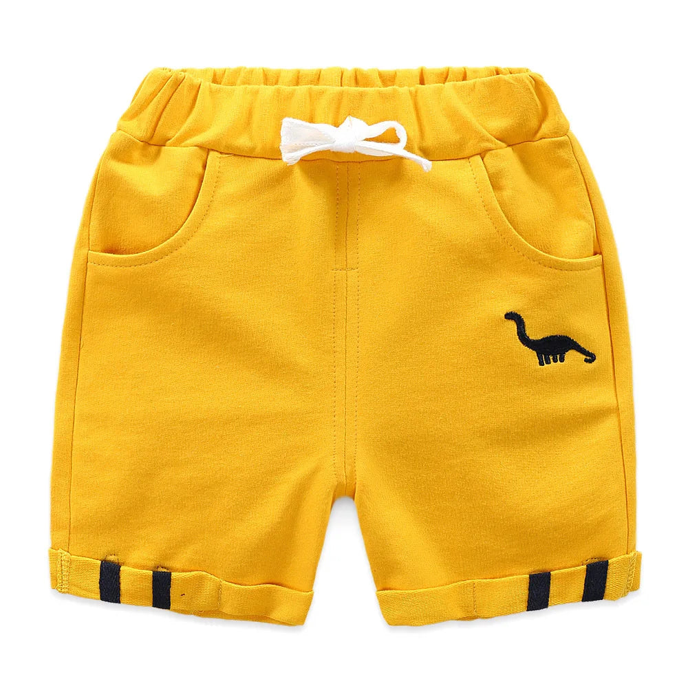 Short Enfant Coton Rayé Plage Été