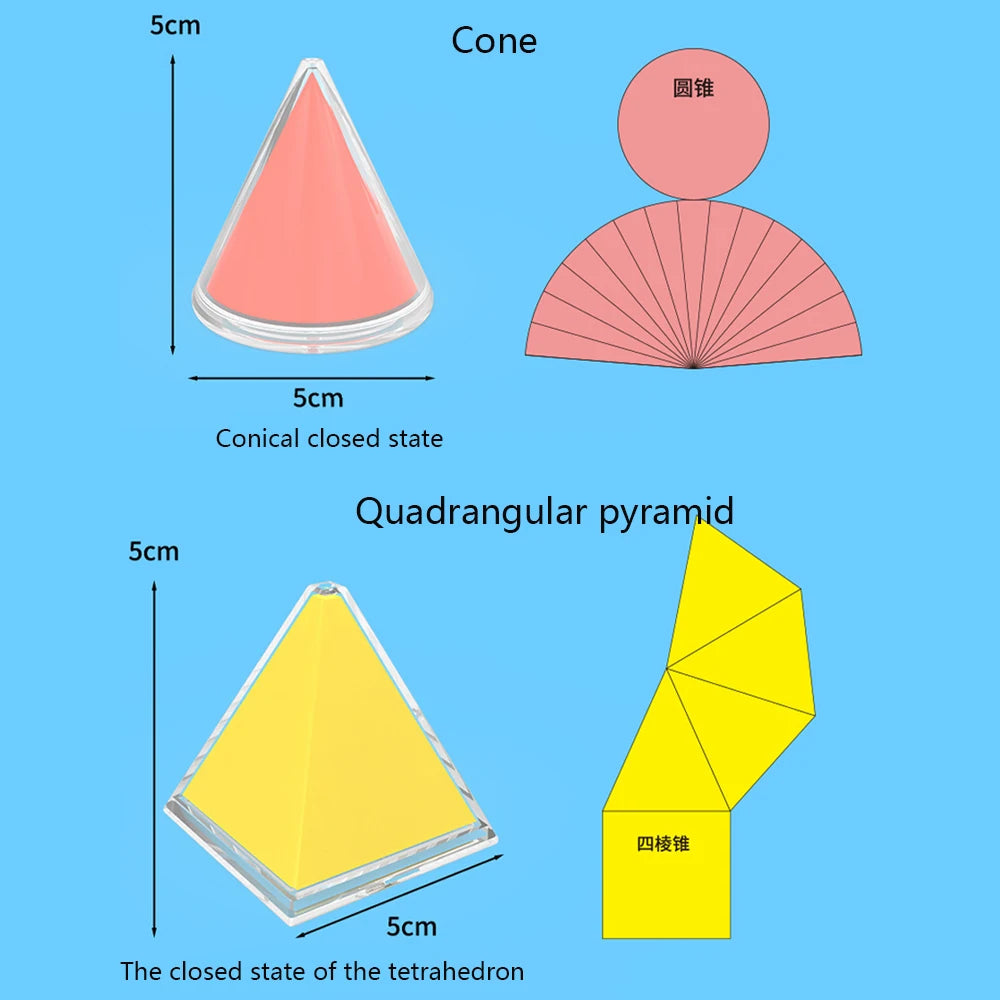 12/16/20 Geometry Demonstration Models Spatial Structure Visualization Tools for STEM Education Teaching Kits