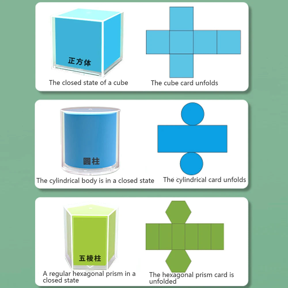 12/16/20 Geometry Demonstration Models Spatial Structure Visualization Tools for STEM Education Teaching Kits