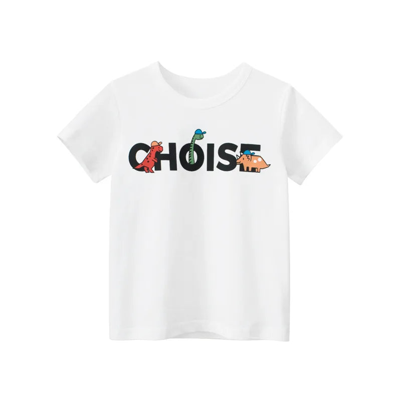 T-shirt Enfant Coton Cartoon Été