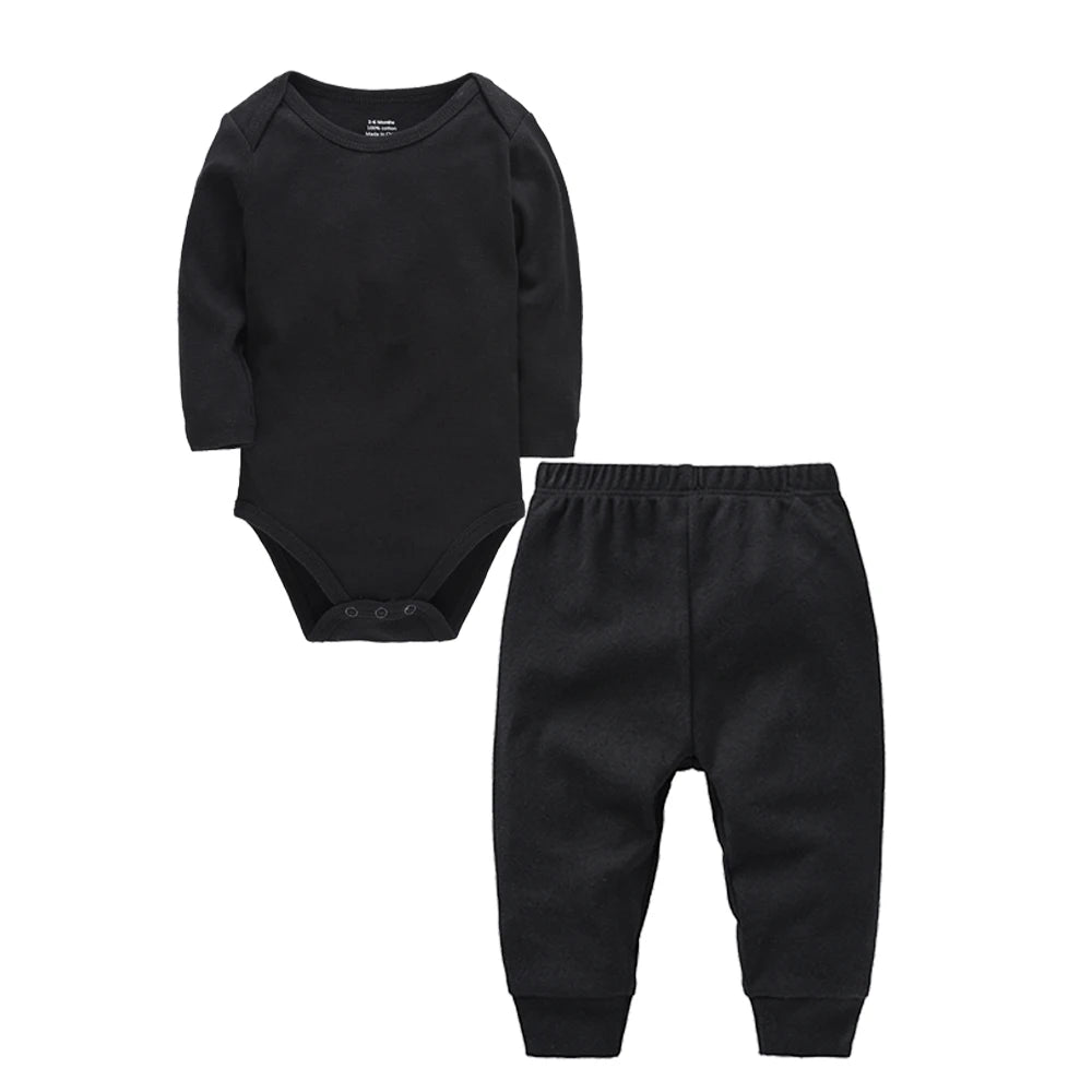 Ensemble Bébé 2 Pièces Coton Body + Pantalon