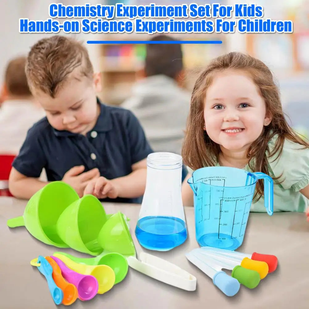 1 Set Science Experiment Kits 19 Chemistry Experiments Scientists Role Play STEM Educational Toy DIY Science Lab Kit