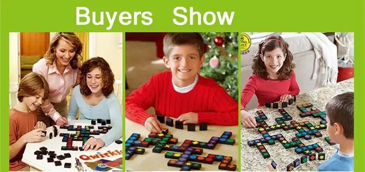 New Children's Educational Toys Qwirkle Wooden Chess Parent-child Interactive Games Kids Adult Hobbies Gifts Learning Toys Play