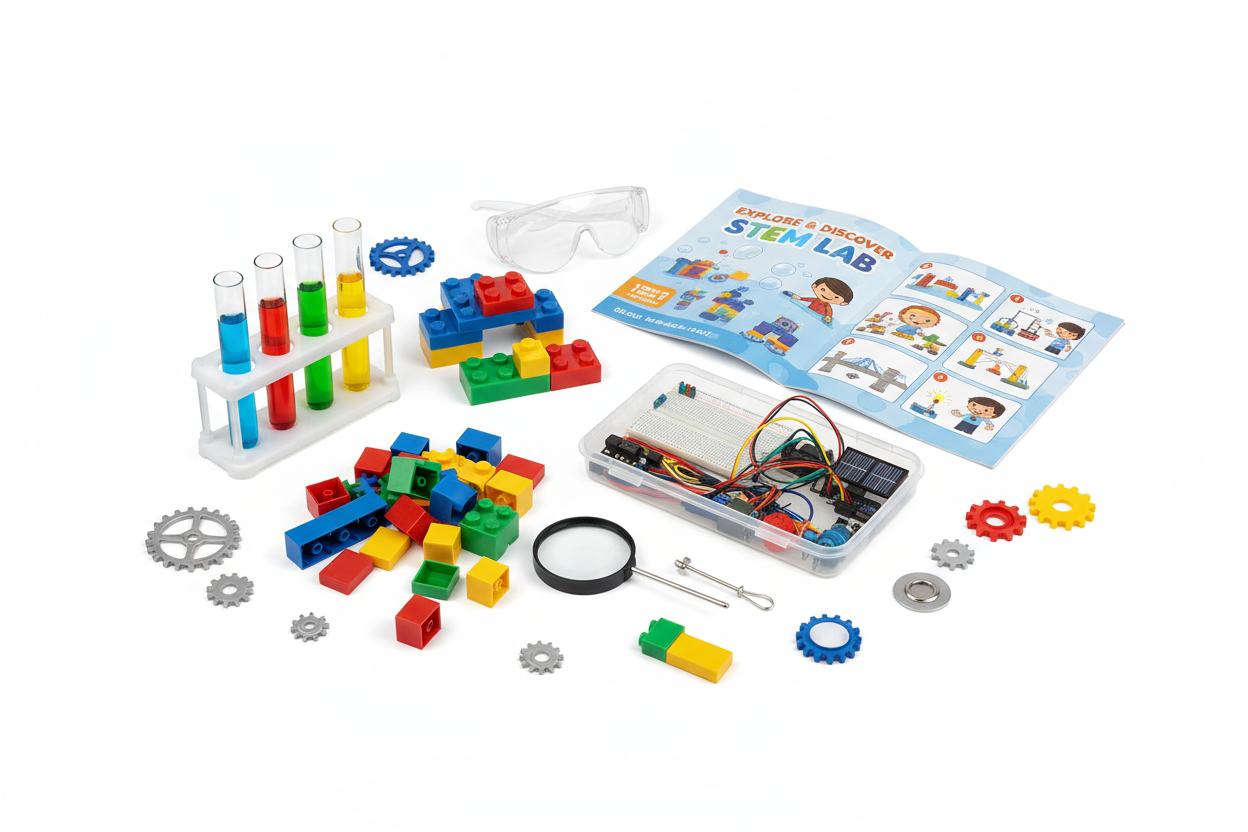 Kit STEM Scientifique - Apprentissage Sciences et Technologie